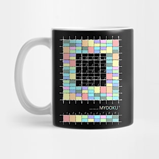 Mydoku_W004_H001_003_F: Sudoku, Sudoku coloring, logic, logic puzzle, holiday puzzle, fun, away from screen Mug